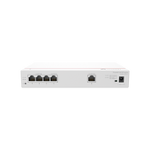 Router Multi-Servicio / 1 puerto 10/100/1000 Mbps(WAN) / 4 puertos 10/100/1000 Mbps(LAN) PoE+ (802.3af/at) / 50W / Rendimiento 1 Gbps / Controla hasta 32 APs / Hasta 150 Clientes / Administración Nube Gratis
