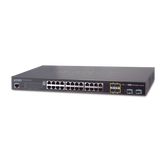 Switch de Acceso Stack Capa 2+ de 24 puertos + 4 compartidos TP/SFP + 2 Puertos 10G SFP+ Stack