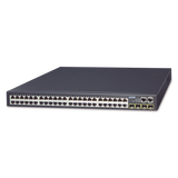Switch Stack Administrable Capa 3 de 48 puertos 1Gbps + 4 puertos SFP 1Gbps Throughput 77 Mpps