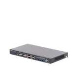 Switch Administrable Capa 3, 24-Puertos 10/100/1000T + 4-Puertos 10G SFP+, Apilable