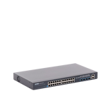 Switch Administrable Capa 3, 24-Puertos 10/100/1000T + 4-Puertos 10G SFP+, Apilable