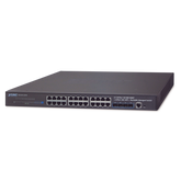 Switch Administrable Capa 3, 24-Puertos 10/100/1000T + 4-Puertos 10G SFP+, Apilable