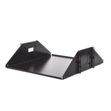 Charola Doble Para Soportar Equipo en Racks de 432 mm de Profundidad, de 19in, 3UR, Color Negro