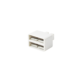 Clip de Puente, Para Uso con Regletas S66 de Siemon, de 1 par, Color Blanco