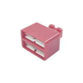 Clip de Puente, Para Uso con Regletas S66 de Siemon, de 1 par, Color Rojo