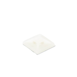 Montaje-Sujetador Adhesivo STRONGHOLD de 4 Vías de 1" x 1" x 1/4", Color Natural, Nylon 6.6 Retardante de Llamas V-2, Paquete de 100pz