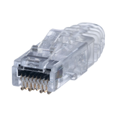 Plug RJ45 Cat6 de 3 Piezas, Para Cable UTP de Calibre 23-24 AWG, Chapado en Oro de 50 micras, Paquete de 100 piezas