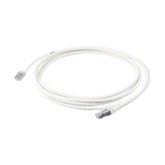 Patch Cord "Skinny" Cat6A Blindado S/FTP, 10ft, Diámetro Reducido 28 AWG, Color Blanco