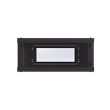 Gabinete de Montaje en Pared, Con Puerta de Cristal, Cuerpo Fijo con Rack, de 19in, 4UR, Color Negro