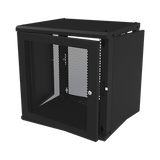 Gabinete de Pared Fijo, Puerta Perforada, Rack 19in, de 12 Unidades de Rack