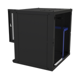 Gabinete de Pared Fijo, Puerta Perforada, Rack 19in, de 12 Unidades de Rack