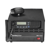 Gabinete para Radios ICOM Serie 121/221/121S/221S/M/5013 compatible con Fuente de Poder SEC (Fuente y Radio NO incluidos).