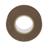 Cinta Eléctrica STRONGHOLD para Aislar, de PVC, Uso General Reparación y Mantenimiento, Grosor de 0.18mm (7 mil), Ancho de 19mm, y 20.12m de Largo, Color Café