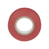 Cinta Eléctrica STRONGHOLD para Aislar, de PVC, Uso General Reparación y Mantenimiento, Grosor de 0.18mm (7 mil), Ancho de 19mm, y 20.12m de Largo, Color Rojo