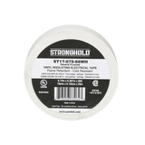 Cinta Eléctrica STRONGHOLD para Aislar, de PVC, Uso General Reparación y Mantenimiento, Grosor de 0.18mm (7 mil), Ancho de 19mm, y 20.12m de Largo, Color Blanco