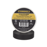 Cinta Eléctrica STRONGHOLD para Aislar, de PVC, Uso Profesional en Construcción Eléctrica, Grosor 0.18mm (7 mil), Ancho 19mm, y 20m Largo, Color Negro.