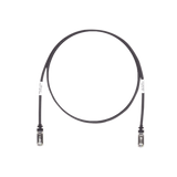 Patch Cord Cat6A, Blindado S/FTP, CM/LS0H, 10ft, Color Negro