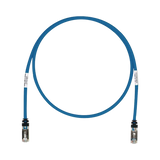 Patch Cord Cat6A, Blindado S/FTP, CM/LS0H, 10 m, Color Azul