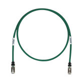 Patch Cord Cat6A, Blindado S/FTP, CM/LS0H, 17ft, Color Verde