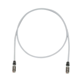 Patch Cord Cat6A, Blindado S/FTP, CM/LS0H, 17ft, Color Gris