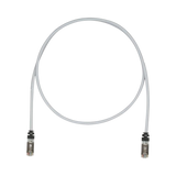 Patch Cord Cat6A, Blindado S/FTP, CM/LS0H, 17ft, Color Gris
