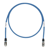 Patch Cord Cat6A, Blindado S/FTP, CM/LS0H, 1 Metro, Color Azul
