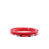 Patch Cord Cat6A, Blindado S/FTP, CM/LS0H, 25ft, Color Rojo