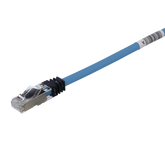 Patch Cord Cat6A, Blindado S/FTP, CM/LS0H, 2 m., Color Azul