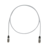 Patch Cord Cat6A, Blindado S/FTP, CM/LS0H, 3 m, Color Gris