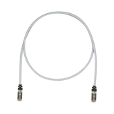Patch Cord Cat6A, Blindado S/FTP, CM/LS0H, 5ft, Color Gris