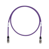 Patch Cord Cat6A, Blindado S/FTP, CM/LS0H, 5ft, Color Violeta