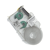 Casete de Etiquetas de Vinilo de Cinta Continua, Color Rojo Sobre Blanco, Uso Interior/Exterior, 25.4 mm de Ancho x 7.6 Metros de largo