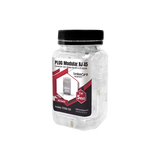 Bote con 100 Piezas de Plug Modular RJ45 Cat5e blindado, chapado de oro a 30 micras para durabilidad extrema CON PIN DE TIERRA