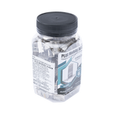 Bote con 100 Piezas de Plug Modular RJ45 Cat6 blindado con pin de tierra, chapado de oro a 30 micras para durabilidad extrema