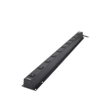 Tomacorriente Vertical (PDU) de 10 Contactos (NEMA 5-15R). Voltaje Entrada/Salida: 120Vca/15A