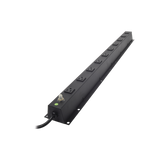 Tomacorriente Vertical (PDU) de 10 Contactos (NEMA 5-15R). Voltaje Entrada/Salida: 120Vca/15A