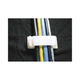 Clip Organizador de Cables Auto-Adherible Diseñado Para Sujetar y Organizar Cables Sin Necesidad de Perforar Muros, Paquete con 5 Piezas, (3501-01001)