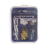 Kit para Sistemas de Fijación en Yeso, Muros Falsos, Tabique hueco, Uso en interiores (91 piezas)