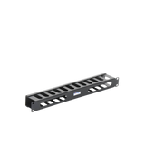 Organizador de cables horizontal de 19", 1UR