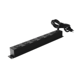 Tomacorriente multiple horizontal para rack de 19in, 6 contactos (THE0040092001001)