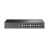 Switch Escritorio Easy Smart de 16 puertos 10/100/1000 Mbps / IGMP para Vigilancia / Calidad en el Servicio (QoS) / Gestión GUI