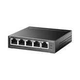 Switch Administrable / Escritorio Easy Smart / 5 puertos 10/100/1000 Mbps / IGMP para Vigilancia / Calidad en el Servicio (QoS) / Gestión GUI / Recuperación automática PoE
