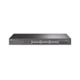 Switch Omada SDN Administrable / 24 puertos Gigabit y 4 puertos SFP+ / Funciones sFlow, QinQ y QoS / Administración centralizada OMADA