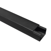 Canaleta TMK 1720 Color Negro con Cinta Adehsiva, 5 Ft. De Largo (1.5 m), Para uso en Exterior con Bajo Voltaje (5201-21362)