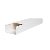 Canaleta TMK-4577 en PVC Blanco Autoextinguible: Solución Segura y Estética para Entornos Interiores, con Gran Capacidad de Resguardo de Cables, Medidas : 45 mm x 77 mm x 2.5 m (5500-01250)