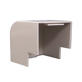 Esquinero Exterior Color Blanco de PVC Auto Axtinguible, Para Canaleta TMK-4577 (5510-02001)