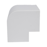 Esquinero Exterior Color Blanco de PVC Auto Axtinguible, Para Canaleta TMK-4577 (5510-02001)