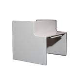 Esquinero Interior Color Blanco de PVC Auto Axtinguible, Para Canaleta TMK-4577 (5520-02001)