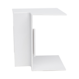 Esquinero Interior Color Blanco de PVC Auto Axtinguible, Para Canaleta TMK-4577 (5520-02001)