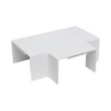 Sección en "T" Color Blanco de PVC Auto Extinguible, Para Canaleta TMK-4577 (5540-02001)